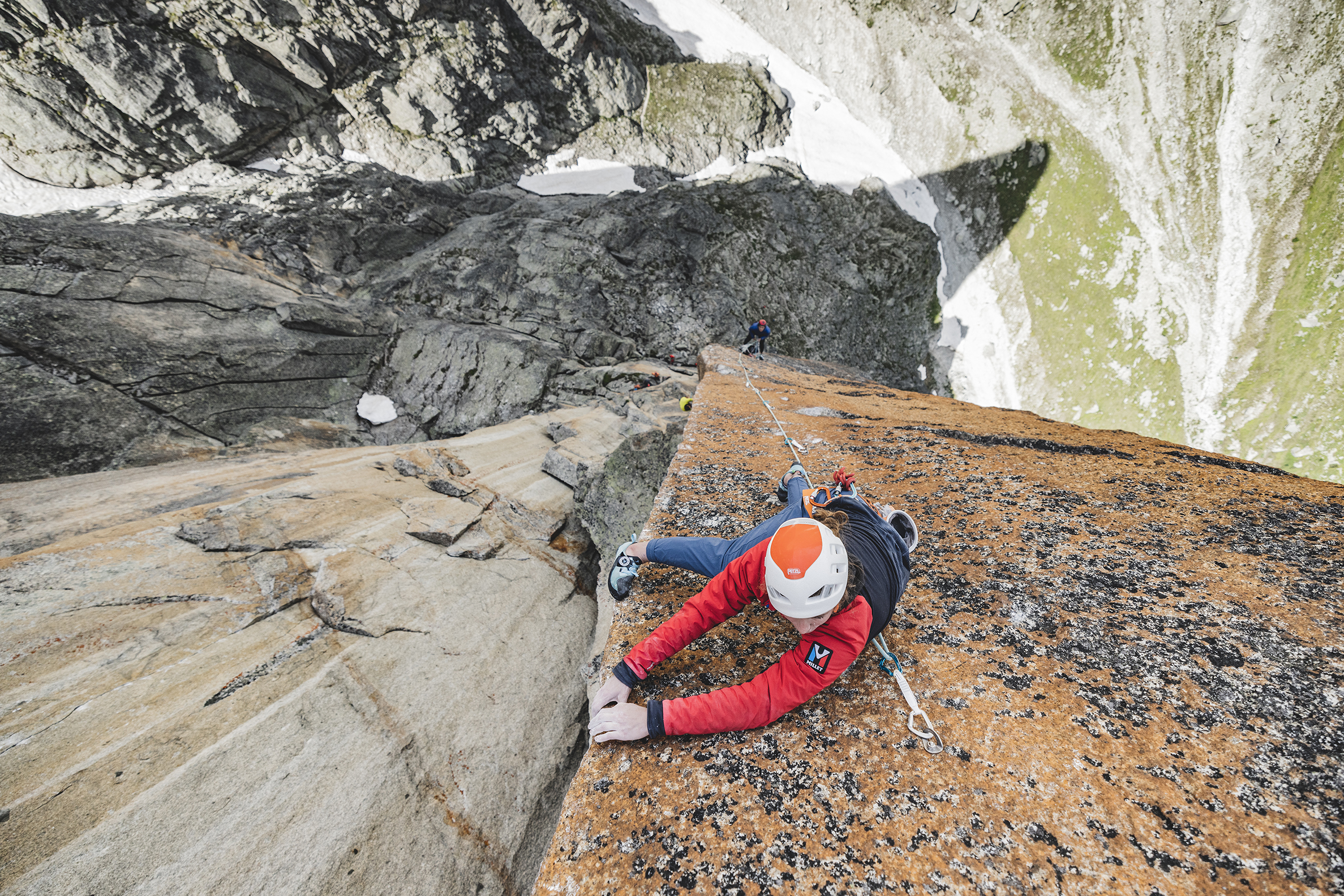 Le plaisir de la grimpe - accompagnement escalade en falaise